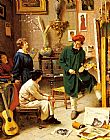 The Artist's Studio by Pompeo Massani